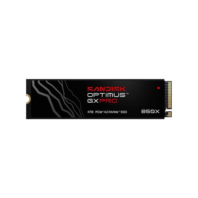 【SanDisk 晟碟】Optimus GX Pro 850X 4TB NVMe SSD固態硬碟(SDSP81400TAN-000E0)