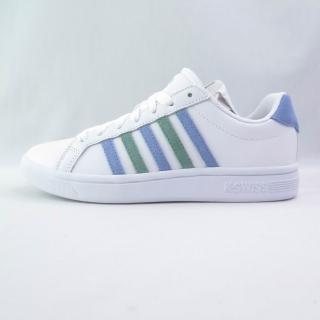 【K-SWISS】Court Tiebreak 女款 休閒鞋 (97011943 白/藍綠)