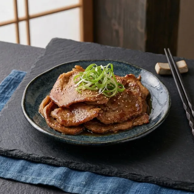 【日日鮮】頂級日式梅花里肌燒肉片*1包組 (300g±10%) 里肌推薦 日式豚骨 燒肉炭烤