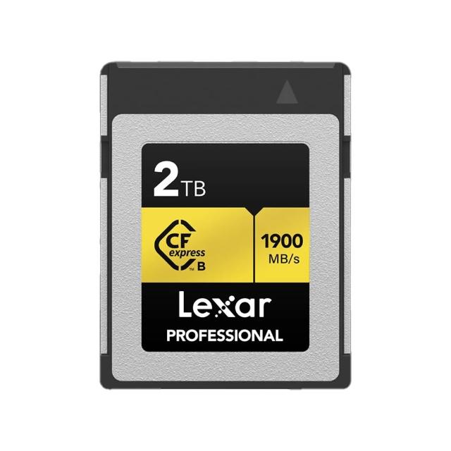 【Lexar 雷克沙】Professional GOLD CFexpress™ 2TB Type B 記憶卡(公司貨)