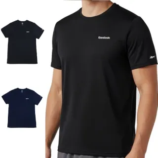 【Porabella】REEBOK男排汗舒爽短袖 男上衣 涼感上衣 素T 內搭上衣