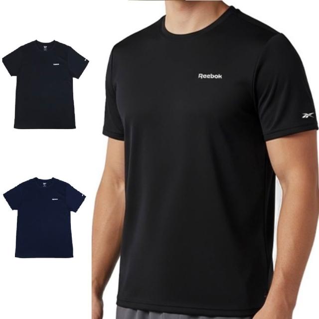 【Porabella】REEBOK男排汗舒爽短袖 男上衣 涼感上衣 素T 內搭上衣