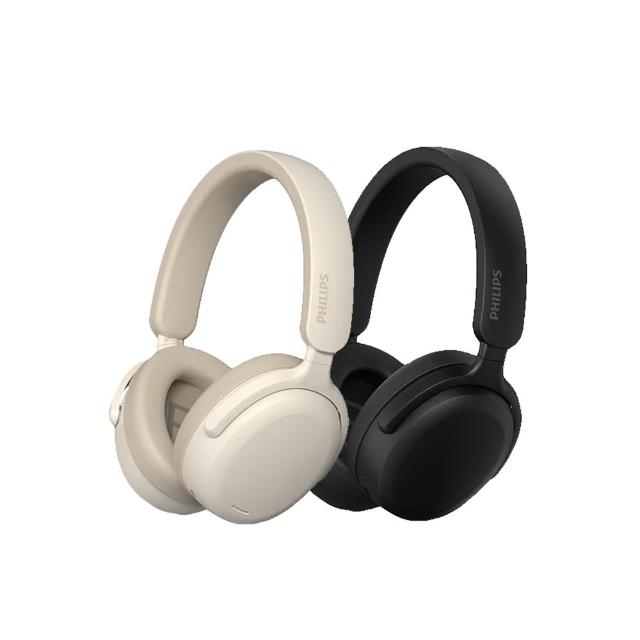 【Philips 飛利浦】AI mic 動態低音ANC降噪藍牙6.0耳罩耳機-TAH2500