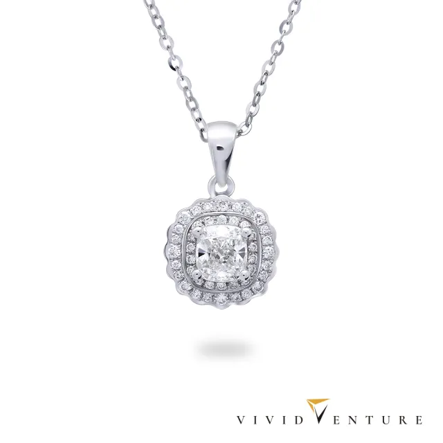 【Vividventure 亞帝芬奇】GIA 50分 DSI2 天然鑽石 真鑽 項鍊 維多利亞 14K金台