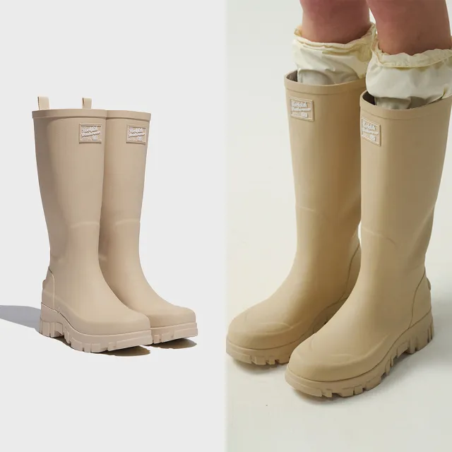 【Rockfish Weatherwear】FLATFORM RAIN BOOTS LONG 多色 厚底高筒雨靴 女鞋