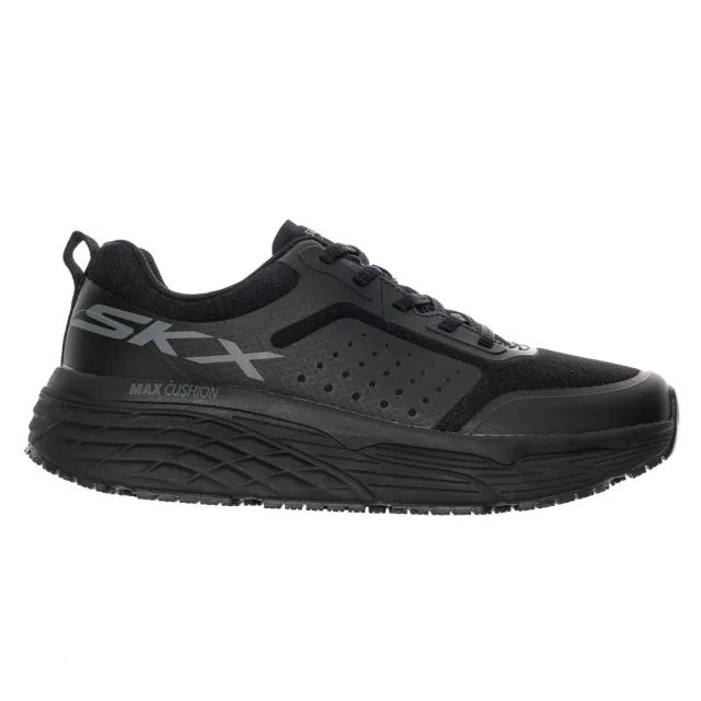 【SKECHERS】男工作鞋系列 MAX CUSHIONING ELITE SR 防潑水鞋面 (200339BLK)