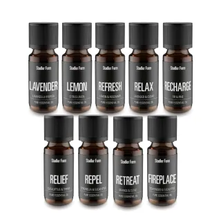 【Stadler Form】瑞士進口 天然萃取植物精油 10ml(檸檬/薰衣草/苦橙/尤加利/百里香/香茅/冷杉/雪松)
