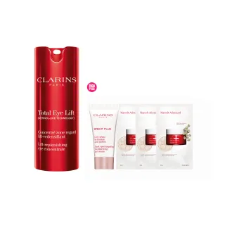 【CLARINS 克蘭詩】NEW全效緊緻眼霜15ml(NEW賽車眼霜/緊緻拉提/細紋/母親節特惠)