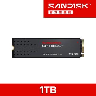 【SanDisk 晟碟】Optimus 5100 1TB NVMe SSD固態硬碟(SDSP51100TAN-000E0)