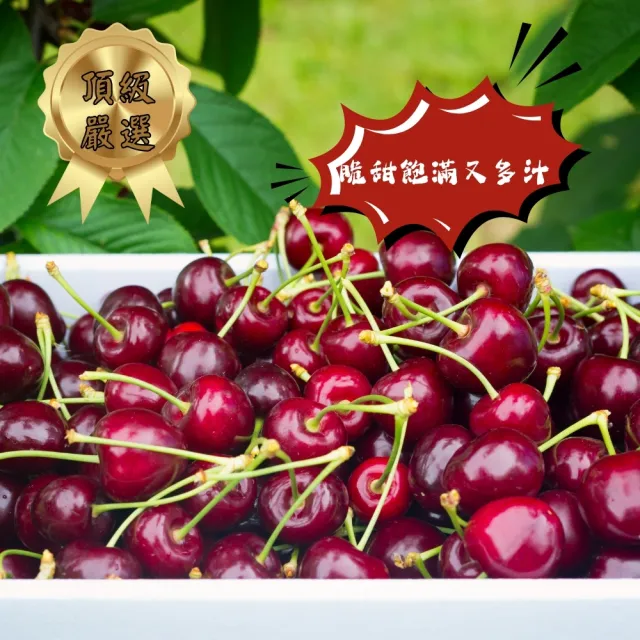 【探果籽】優選品牌★空運 華盛頓9R櫻桃1kg/盒(新鮮直送)
