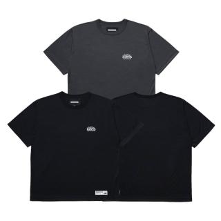 【NEIGHBORHOOD】機能圓領 胸口小LOGO 短T 黑/灰 261NINH-CSM02
