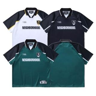 【NEIGHBORHOOD】短袖網眼球衣 藏青/綠/白 261FPNH-CSM14