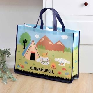 【Great Living 格蕾寢飾】La Belle Sanrio-大耳狗露營趣環保購物袋
