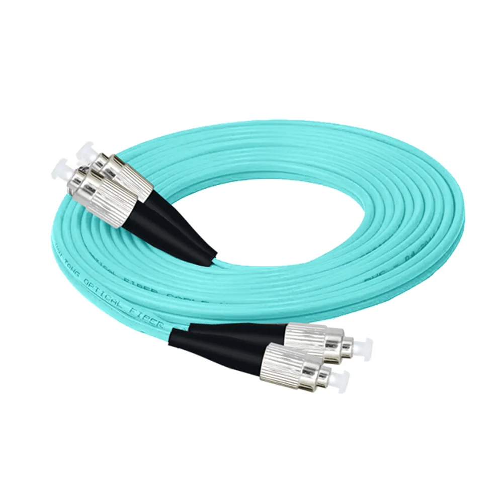 【台灣霓虹】電信級FC-FC多模10G雙芯OM3光纖跳線3米
