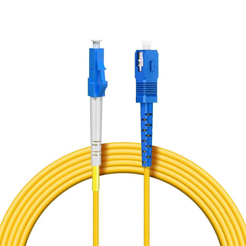 【台灣霓虹】電信級LC-SC單模單芯全雙工光纖跳線15米