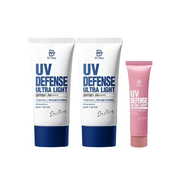 【Dr. May 美博士】專業隔離清爽防曬乳SPF50+ PA++++40ml 二入組(抗UV高係數)