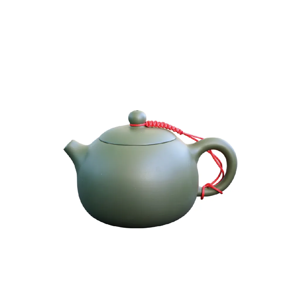 台灣製造】大西施壺深松綠300ml 鶯歌陶藝(茶具茶壺泡茶壺) - momo購物