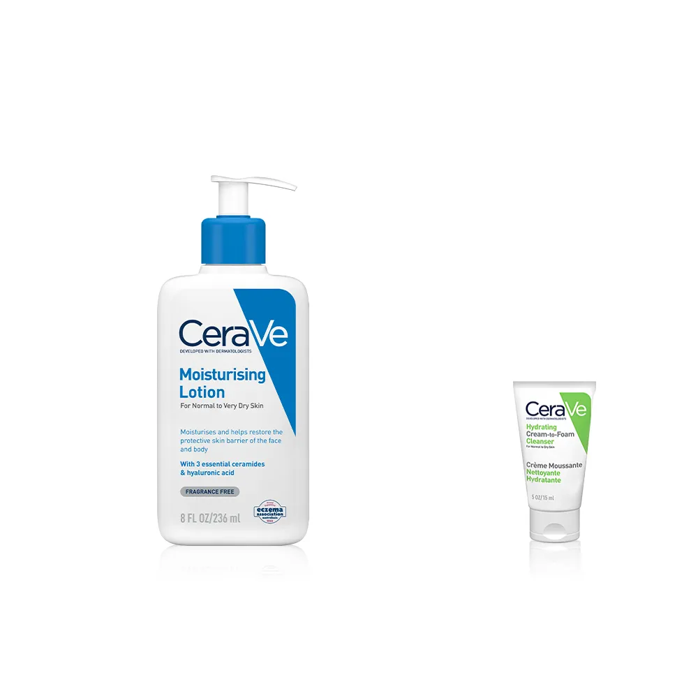 【CeraVe 適樂膚】momo限定組★長效清爽保濕乳236ml(臉部身體乳液)