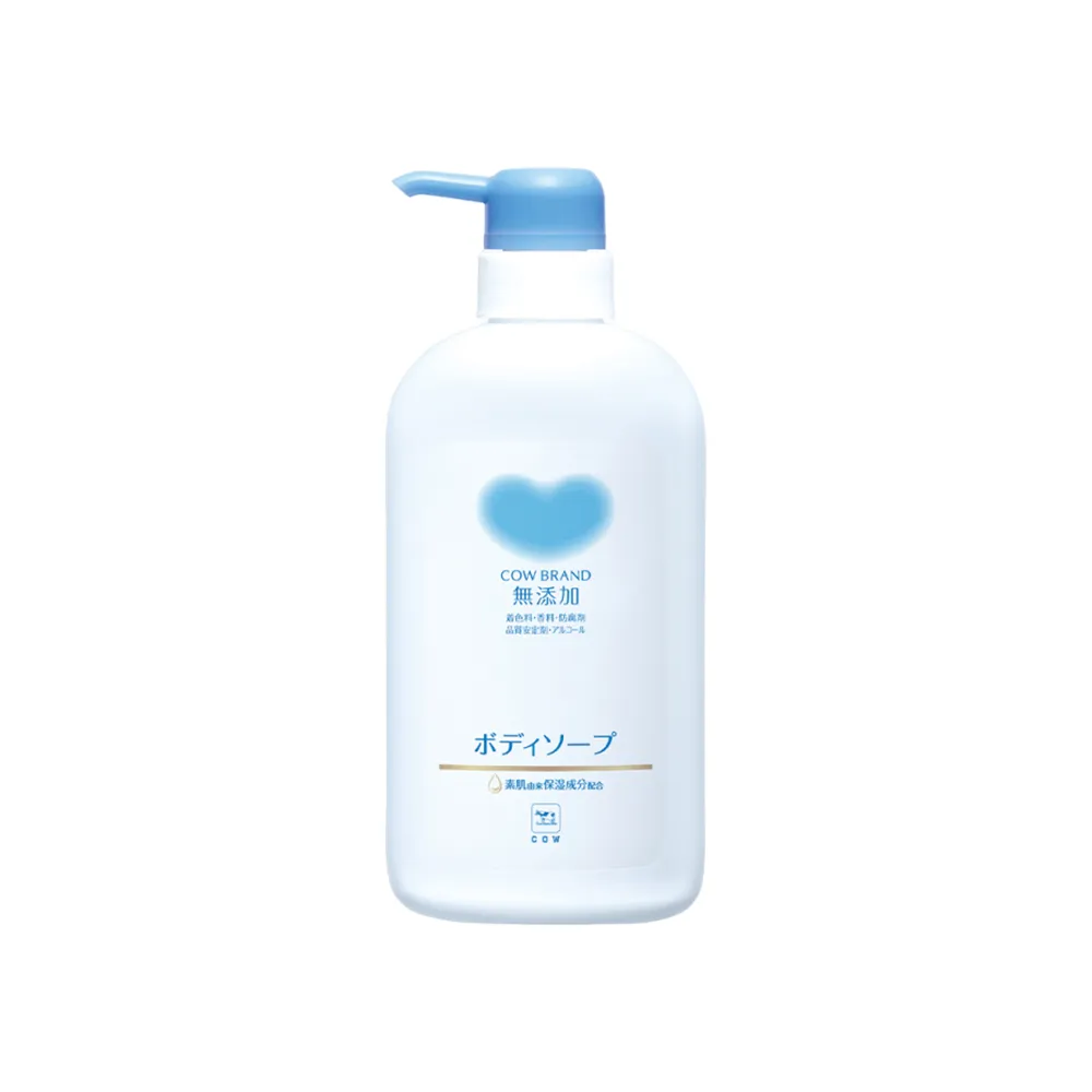 【日本牛乳石鹼】植物性無添加沐浴乳500ml(無香料/無色素/無防腐劑/嬰兒 寶寶也適用)