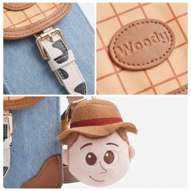 【Disney 迪士尼】Toy Story 玩具總動員5周邊商品正版胡迪斜背包手機包迪士尼周邊生日禮物 
