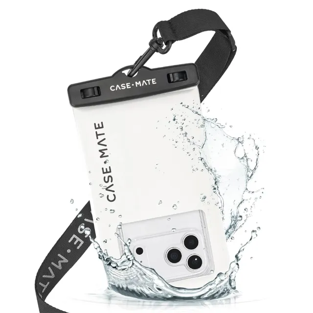 【CASE-MATE】時尚防水漂浮手機袋 L尺寸 - 沙灘白