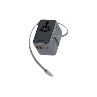 【AUKEY】The One S氮化鎵七合一 萬國旅行充電器 70W (PA-TA14)