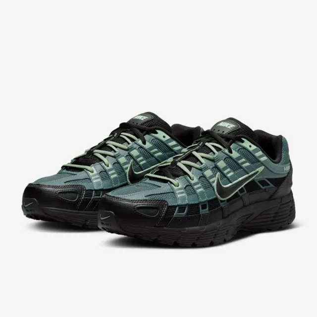 【NIKE 耐吉】運動鞋 休閒鞋 男鞋 NIKE P-6000 PRM 緩震 抓地力 復古 綠黑 (IH8042001)