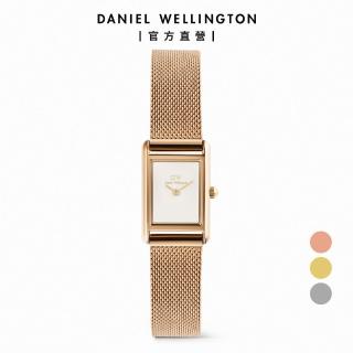 【Daniel Wellington】Bound Mini 方形不鏽鋼麥穗米蘭帶手錶 (多色可選)