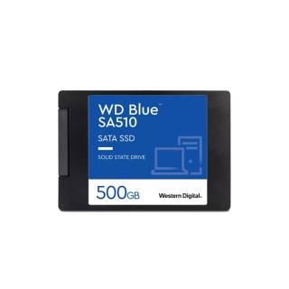 【WD 威騰】加外接盒★WD BLUE 藍標 SA510 500G SATA ssd固態硬碟 5年保(WDS500G3B0A)