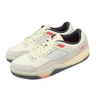 【NIKE 耐吉】休閒鞋 W Jordan Flight Court 女鞋 男鞋 米白 紅 喬丹 復古 FZ9854-108