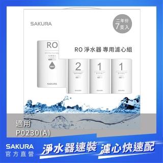 【SAKURA 櫻花】F0193 RO淨水器專用濾心7支入(400G二年份-官方直營)