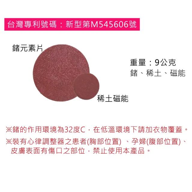 【菁炭元素】稀土磁能五行磁力貼 磁力貼 1件組(鍺磁石 能量元素 磁力貼 磁力項圈)