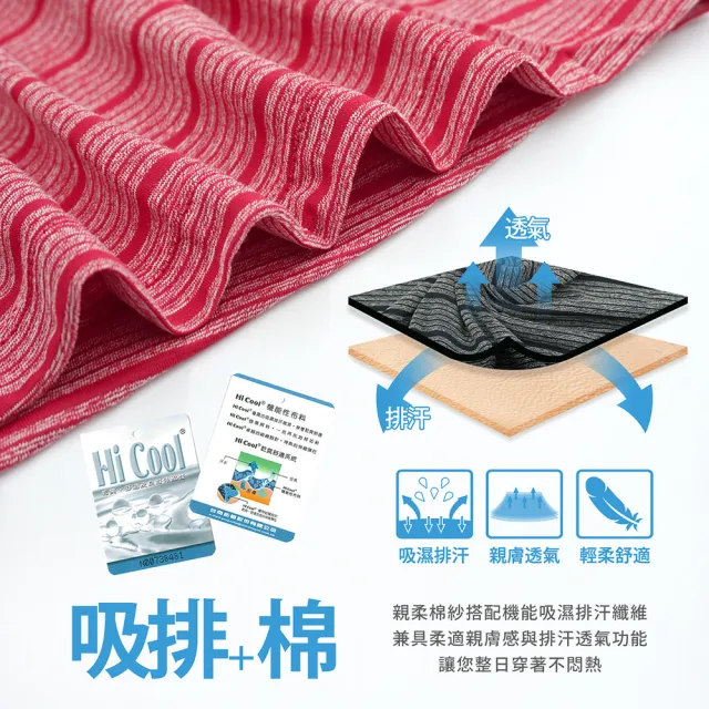 【GIAT 吉亞特】台灣製Hi-Cool吸濕排汗四角褲/平口褲(買6送3超值9件組)