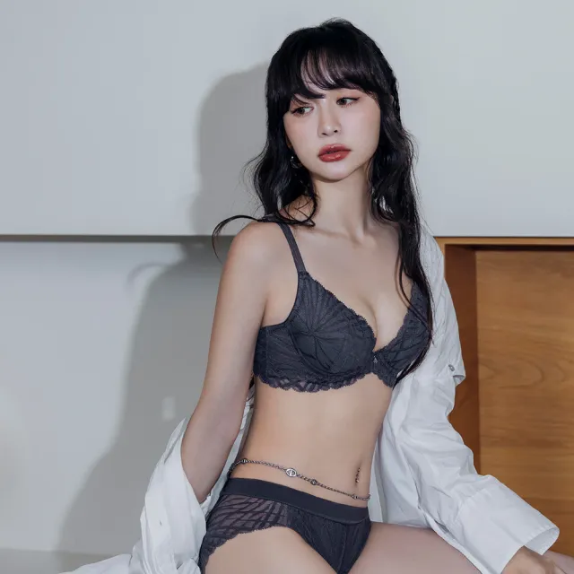 【瑪登瑪朵】無限包覆內衣  B-F罩杯(煙燻灰)