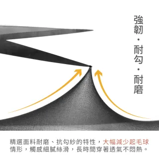 【VOLA 維菈】極黑30丹彈性防捲邊輕薄無腳跟耐勾 大腿襪 絲襪 黑襪 女襪(MIT台灣製 大腿襪)