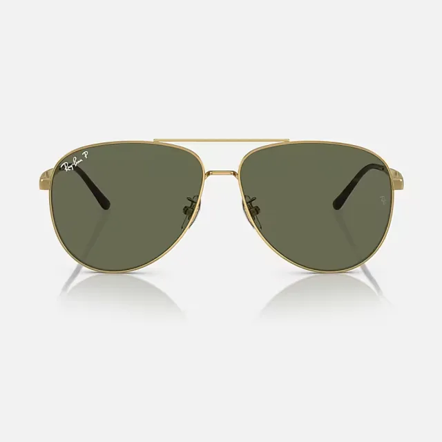 【RayBan 雷朋】雙槓金屬偏光抗UV太陽眼鏡(RB3712D-001/9A 62mm 偏光鏡片)