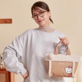 【HELLO KITTY】萌萌凱蒂-手提包-棕 KT03N05BN 包包 手拿包 女包