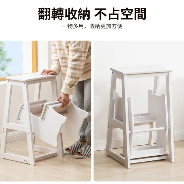 【XINGMU 興沐】家用摺疊梯 爬梯凳兩用 多功能梯子 三步登高小樓梯
