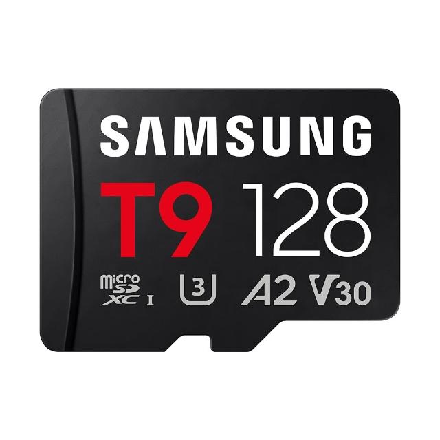 【Samsung 三星】T9 microSDXC UHS-I U3 A2 V30 128GB 記憶卡(MB-MH128T/WW)