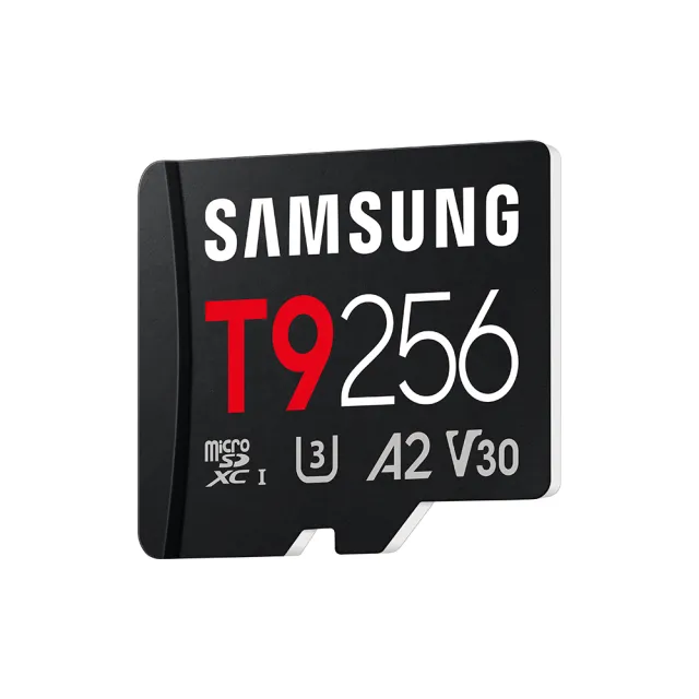 【Samsung 三星】T9 microSDXC UHS-I U3 A2 V30 256GB 記憶卡(MB-MH256T/WW)