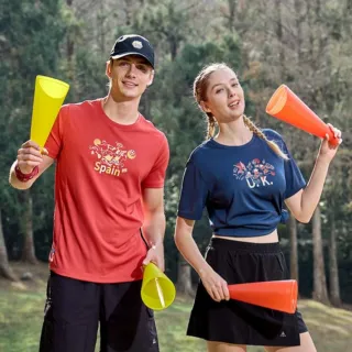 【ATUNAS 歐都納】足球盛典/中性款/好GOAL力循環短袖排汗抑菌抗臭T恤(A6TS2601NC/印花圖T/再生環保