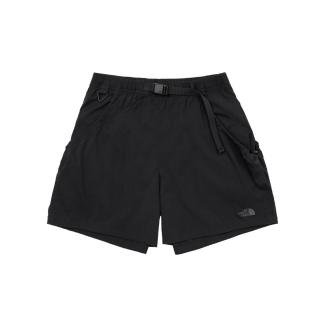 【The North Face】TNF 休閒 運動 DWR防潑水抽繩口袋短褲 W CASUAL SHORT - AP 女 黑 (NF0A8G02JK3)