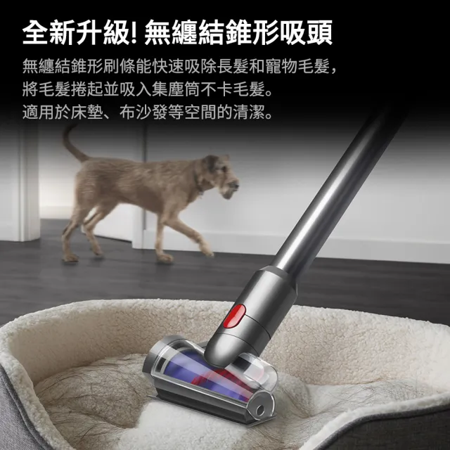 dyson 戴森】V12 Detect Slim Fluffy SV46 強勁輕量智慧無線吸塵器光學
