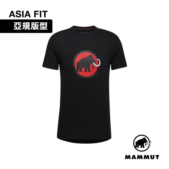 【Mammut 長毛象】Mammut Core T-Shirt AF Classic 經典LOGO機能短袖T恤 黑色 男款 #1017-07770