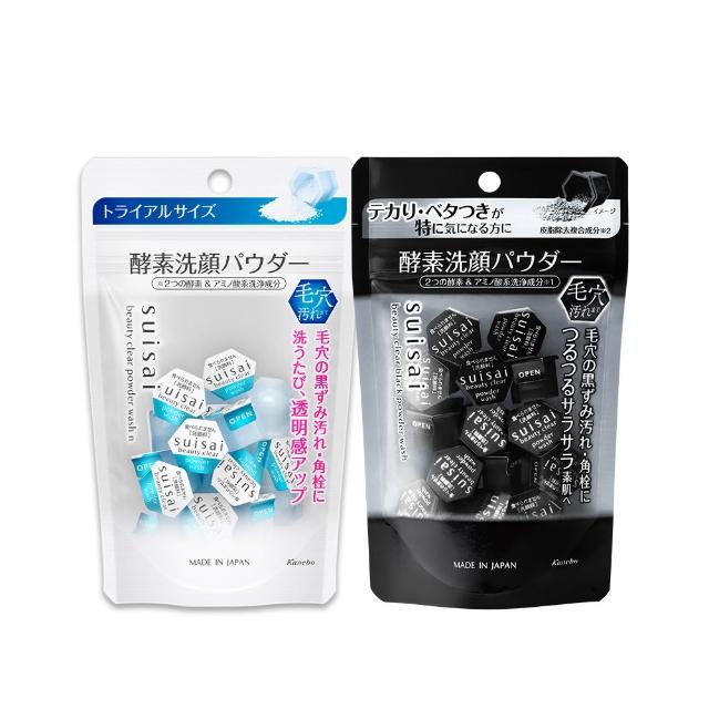 即期品【Kanebo 佳麗寶】suisai 黑炭泥/淨透酵素粉N 0.4g 15顆(洗面乳)