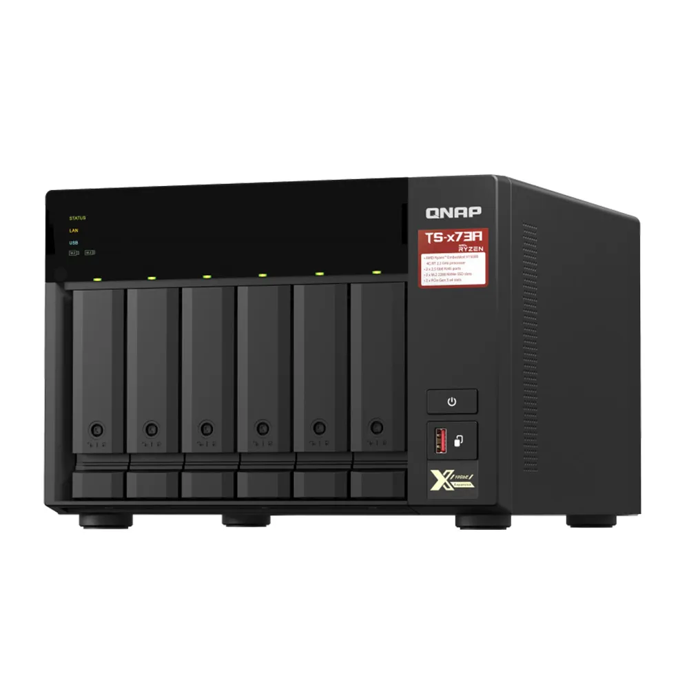 【QNAP 威聯通】搭希捷IronWolf Pro 16TBx2★TS-673A-8G 6Bay NAS 網路儲存伺服器
