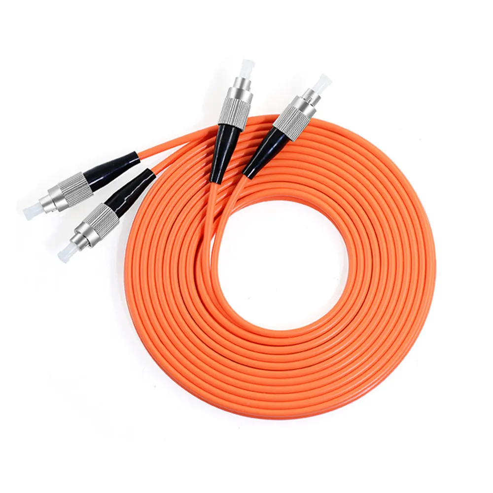 【台灣霓虹】電信級FC-FC多模雙芯1G光纖跳線3米