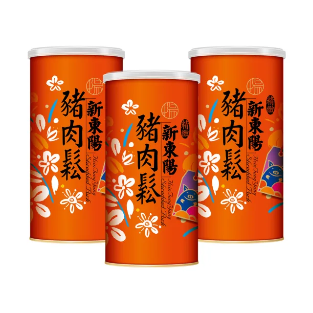 【新東陽】精緻豬肉鬆235gX3入