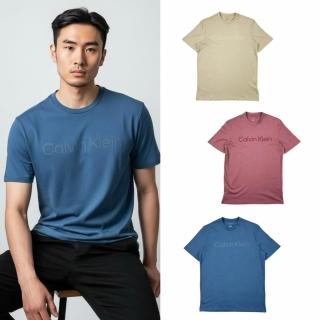 【CALVIN KLEIN】立體大標 Calvin Klein 短T 純棉 膠標 CK Jeans 圓領 短袖 T恤 大尺碼 @1866