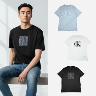 【CALVIN KLEIN】極簡細字 Calvin Klein 短T 純棉 CK Jeans 圓領 短袖 T恤 大尺碼 @1865